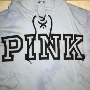 PINK Sweatshirt with ties